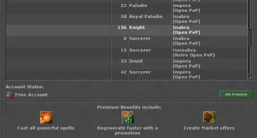 ELITE KNIGHT 136 (INABRA) - OPEN PVP