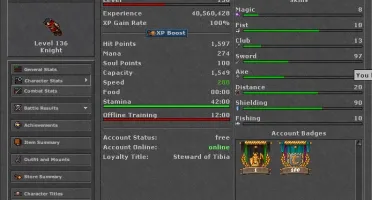 ELITE KNIGHT 136 (INABRA) - OPEN PVP
