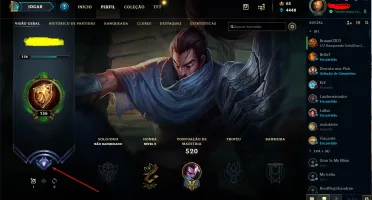 Conta de League of Legends