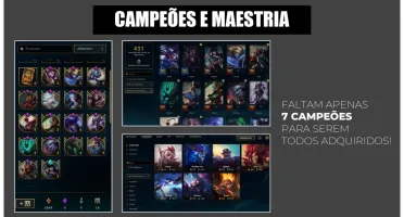 CONTA LOL-143 CHAMPS 60 SKINS đPROMOĂĂOđ