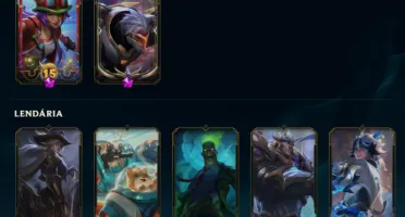 Conta lol unranked todos os campeões (menos mel) 200 skins