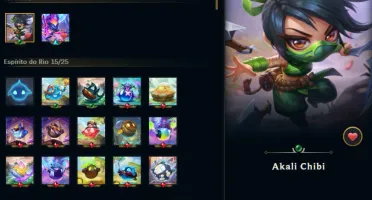 Conta lol unranked todos os campeões (menos mel) 200 skins