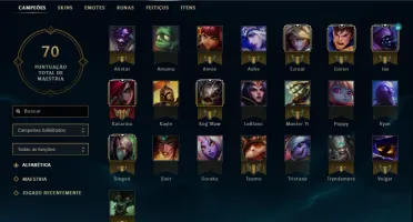 CONTA LEAGUE OF LEGENDS - GOLD IV
