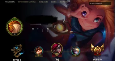 CONTA LEAGUE OF LEGENDS - GOLD IV