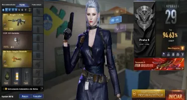 EMAIL ON - Conta Crossfire Barrinha de ouro (Quase prata)