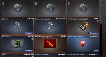 EMAIL ON - Conta Crossfire Barrinha de ouro (Quase prata)