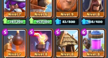 Conta clash royale top lvl 12 arena liga 2