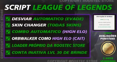 SCRIPT LOL + CONTA INATIVA + ENTREGA AUTOMÁTICA 2026