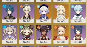 Conta Genshin Impact - 8 personagens 5⭐