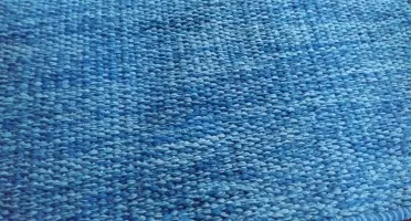 tapete  tear algodão tons azul  1,50 x 2,00