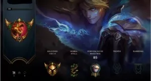 Conta lol Ouro 4