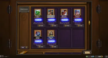 Conta hearthstone para iniciantes com pacotes e ouro