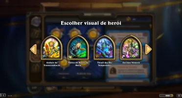 Conta hearthstone para iniciantes com pacotes e ouro