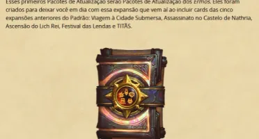 Conta hearthstone para iniciantes com pacotes e ouro