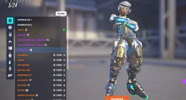 Conta Overwatch 2 com todos os passes completos e ícones OW1