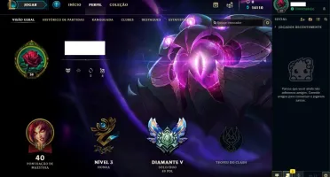 Conta LoL Diamante V Smurf