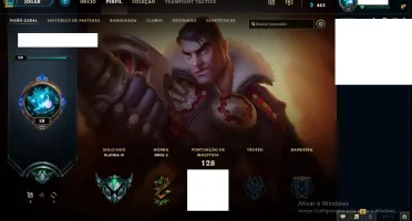 Conta smurf Platina IV