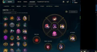 Vendo conta GOLD 1 lol com todos champs e 96 SKINS