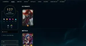 Conta Lol Lv 351, 127 SKINS