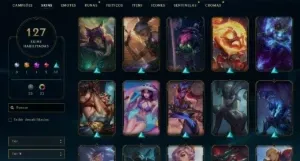 Conta Lol Lv 351, 127 SKINS