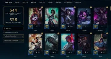 Vendo conta League Of Legends com 518 Skin, e 15 Skin Ed. Pr