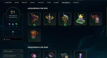 Vendo conta League Of Legends com 518 Skin, e 15 Skin Ed. Pr