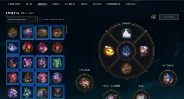 Vendo conta League Of Legends com 518 Skin, e 15 Skin Ed. Pr
