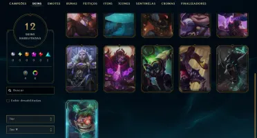 Mestre com 55 Champs e 12 Skins ( 15 PDL )