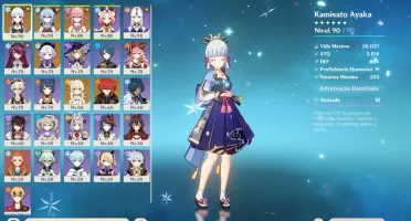 Conta AR 55 Ayaka, Ganyu, Yae Miko