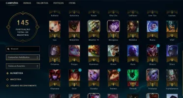 CONTA PRATA 60 CHAMPS/13SKINS/36ICONES/3PAG DE RUNAS/PRATA V
