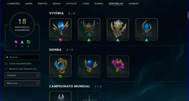 CONTA LOL- GOLD 2 - ALL CHAMP + 272 SKINS + 2 Skins Ultimate