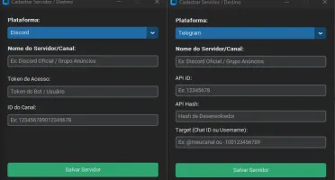Discord/Telegram Message Sender