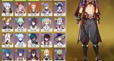 Zhong+Yae Miko+Itto+Mona+Jean+banner no garantido Ar 38