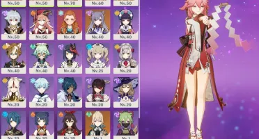 Zhong+Yae Miko+Itto+Mona+Jean+banner no garantido Ar 38