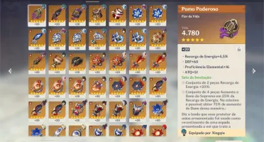 Conta Genshin Ar57  7personagens5*  8armas5*  *5* Garantido