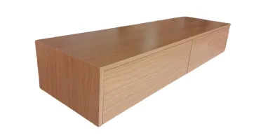 Aparador Suspenso Freijó com 2 Gavetas 80x45x20cm