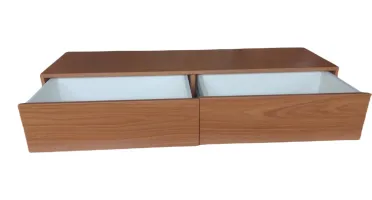 Aparador Suspenso Freijó com 2 Gavetas 80x45x20cm