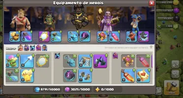 🏰 Conta Clash of Clans — CV17 Full Acesso (Rushadinho)