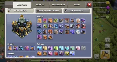 🏰 Conta Clash of Clans — CV17 Full Acesso (Rushadinho)