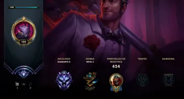 Conta Diamante 2 (Com Borda) - 155 skins - 138 campeoes