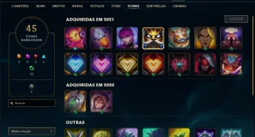 Conta prata 2 com 30 champs e 7 skins