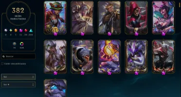 Conta Lol 386 Skins