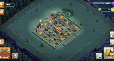 Clash of Clans CV 12 recente, full tropas e heróis do CV 11