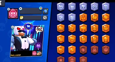 CONTA BRAWL STARS - 25000+ Trofeus - 46/106 Brawlers