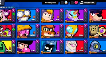 CONTA BRAWL STARS - 35000+ Trofeus - 63/106 Brawlers