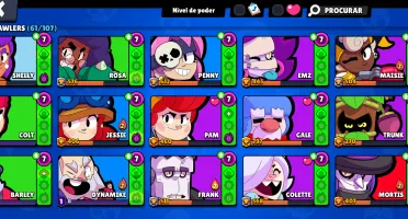 CONTA BRAWL STARS - 34000+ Trofeus - 58/106 Brawlers