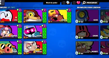 CONTA BRAWL STARS - 34000+ Trofeus - 58/106 Brawlers