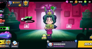 CONTA BRAWL STARS - Kenji, Spike, Pierce...VINCE