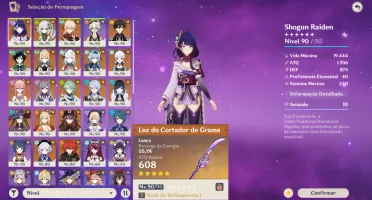Shogun c2 + Assinatura, todos os arcontes e Neuvilette build