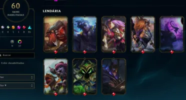 Lol 60 skins, prata, level 160